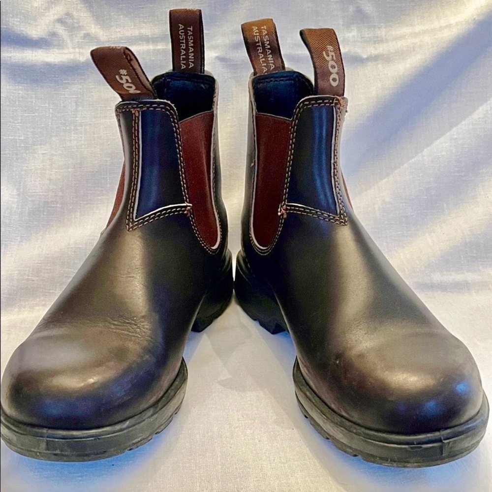 Blundstone Classic Chelsea Brown Boots: 🌟AU/UK Size 7.5 = US Women's Size 8.5🌟